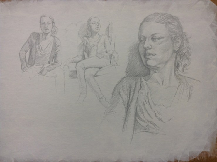 silverpoint life drawing