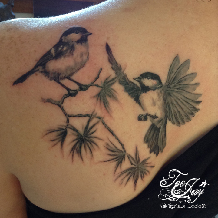 Chickadee Tattoo Drawing