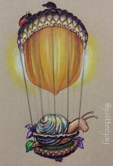 explorer snail = hot air acorn