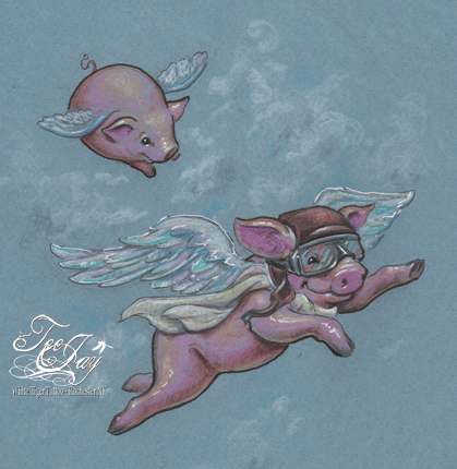 when pigs fly