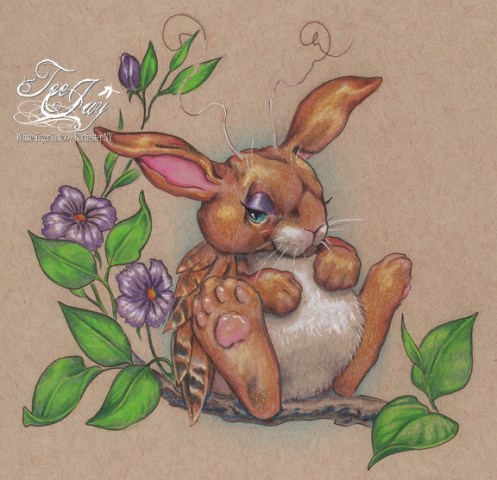 flying rabbit that is too full to fly