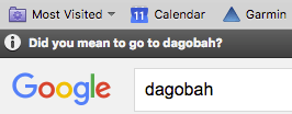 did you mean to go to Dagobah?