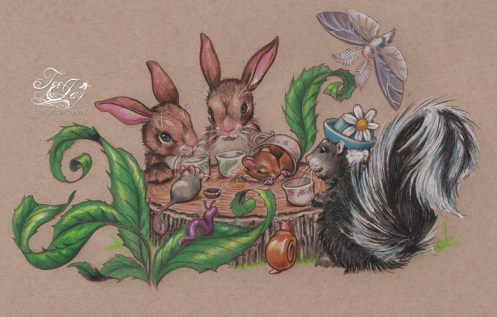 woodland tea party