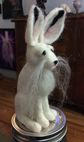 needle felted bunny