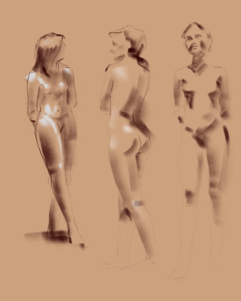 five minute gesture drawings