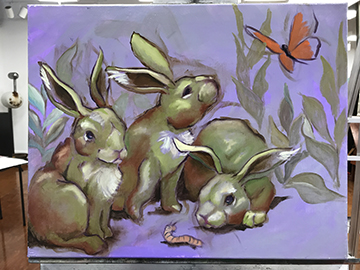 milkweed bunnies
