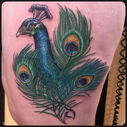 peacock tattoo