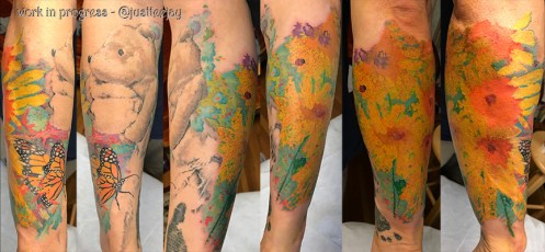 work in progress - tattoo sleeve