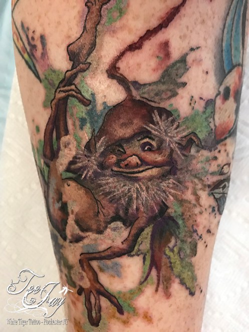 Pressed Fairy tattoo