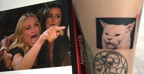 tablecatscreaminglady